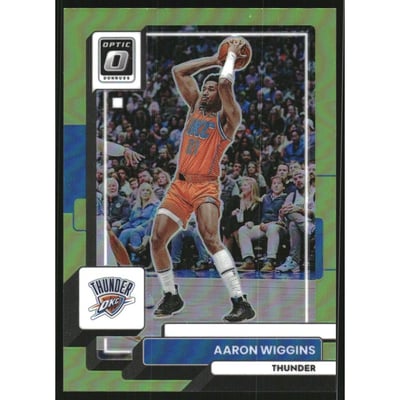 2022-23 Donruss Optic Lime Green #56 Aaron Wiggins