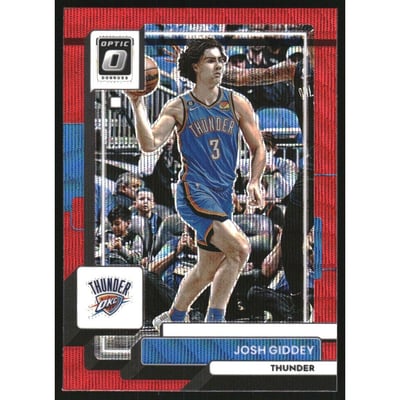 2022-23 Donruss Optic Red Wave #43 Josh Giddey
