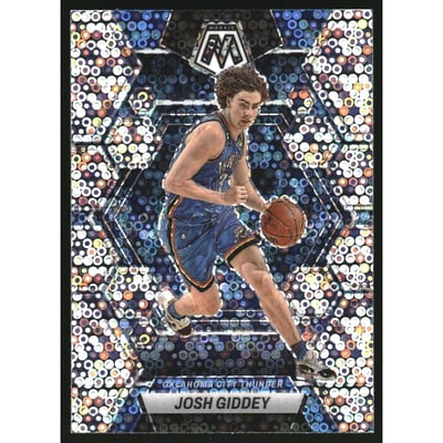 2022-23 Panini Mosaic Mosaic Fast Break Silver #129 Josh Giddey