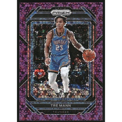 2022-23 Panini Prizm Prizms Fast Break Purple #69 Tre Mann