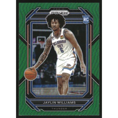 2022-23 Panini Prizm Prizms Green #247 Jaylin Williams