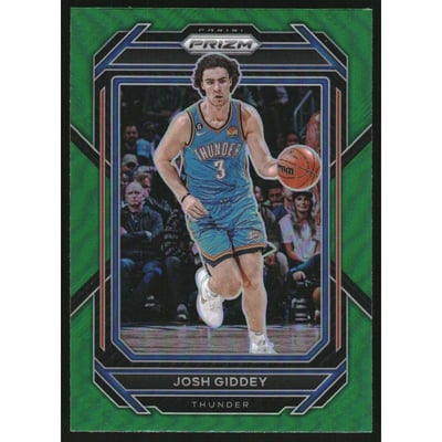 2022-23 Panini Prizm Prizms Green #61 Josh Giddey