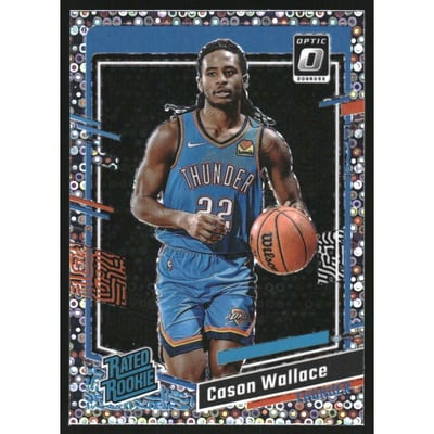2023-24 Donruss Optic Fast Break Holo #218 Cason Wallace RR