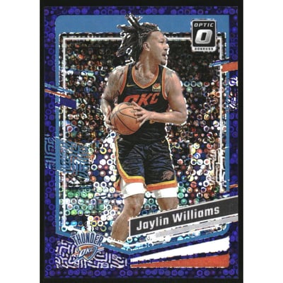 2023-24 Donruss Optic Fast Break Purple #150 Jaylin Williams