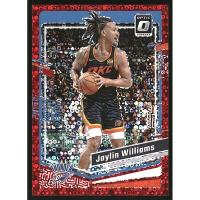 2023-24 Donruss Optic Fast Break Red #150 Jaylin Williams