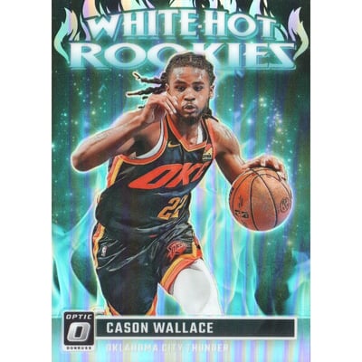 2023-24 Donruss Optic White Hot Rookies Holo #3 Cason Wallace