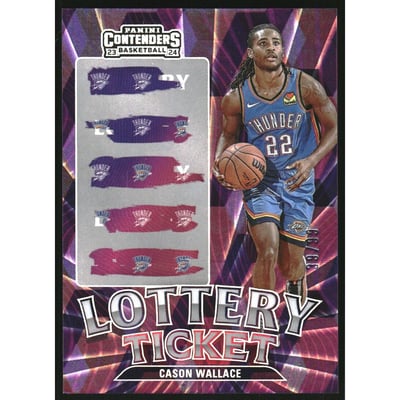 2023-24 Panini Contenders Lottery Ticket Playoff Edition #10 Cason Wallace