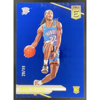 2023-24 Panini Donruss Elite Blue #219 Cason Wallace RC /99