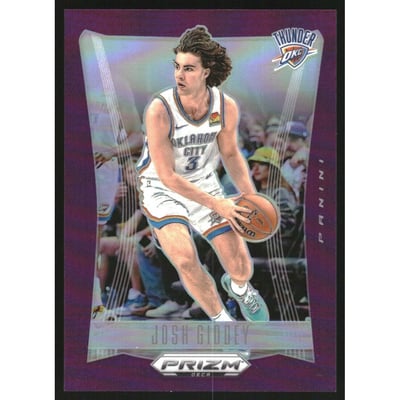 2023-24 Panini Prizm Deca Prizms Purple #299 Josh Giddey