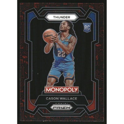 2023-24 Panini Prizm Monopoly Monopoly Red #63 Cason Wallace