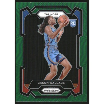 2023-24 Panini Prizm Prizms Green #139 Cason Wallace
