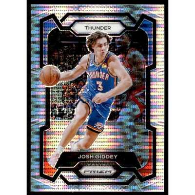 2023-24 Panini Prizm Prizms Pulsar #50 Josh Giddey