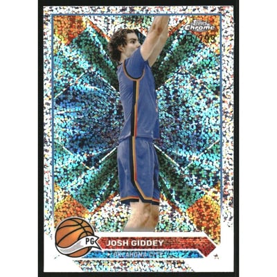 2023-24 Topps Chrome Speckle Refractors #74 Josh Giddey