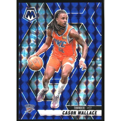 2024-25 Panini Mosaic Mosaic Blue #49 Cason Wallace
