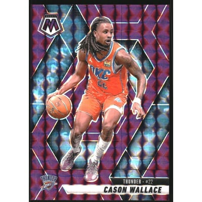2024-25 Panini Mosaic Mosaic Purple #49 Cason Wallace