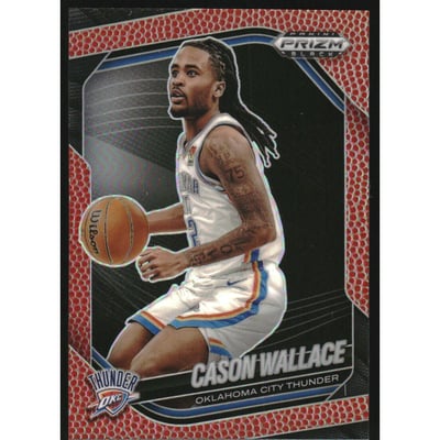 2024-25 Panini Prizm Black Prizms Basketball #20 Cason Wallace