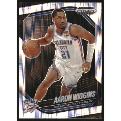 2024-25 Panini Prizm Black Prizms Skewed #230 Aaron Wiggins