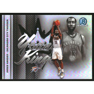 2025-26 Bowman Chrome Young Kings Refractors #YK9 James Harden