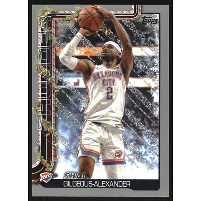 2025-26 Topps Holiday Glitter Holiday #H90 Shai Gilgeous-Alexander