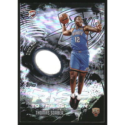 2025-26 Topps Rise to the Occasion Relics Rainbow Foilboard #RTOTS Thomas Sorber