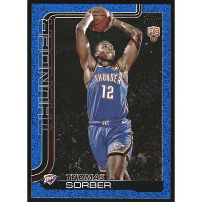 2025-26 Topps Sandglitter Blue #215 Thomas Sorber