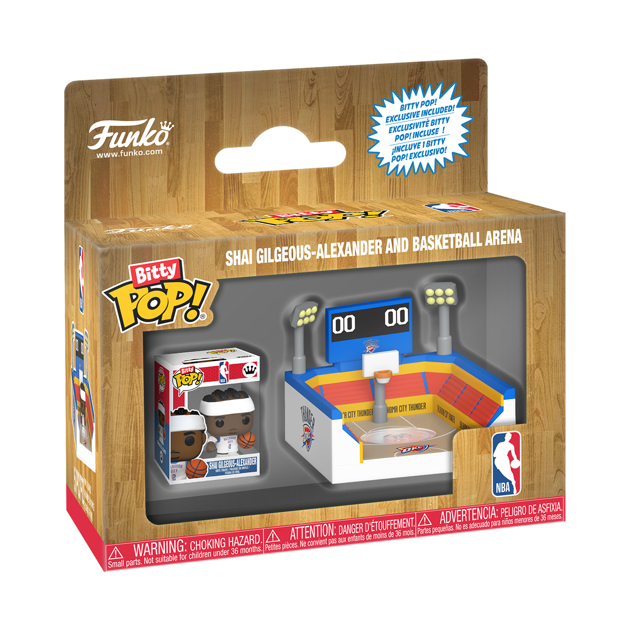 Funko Shai Gilgeous-Alexander Oklahoma City Thunder Bitty POP! Town Arena