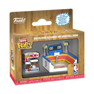 Shai Gilgeous-Alexander Oklahoma City Thunder Funko Bitty POP! Town Arena