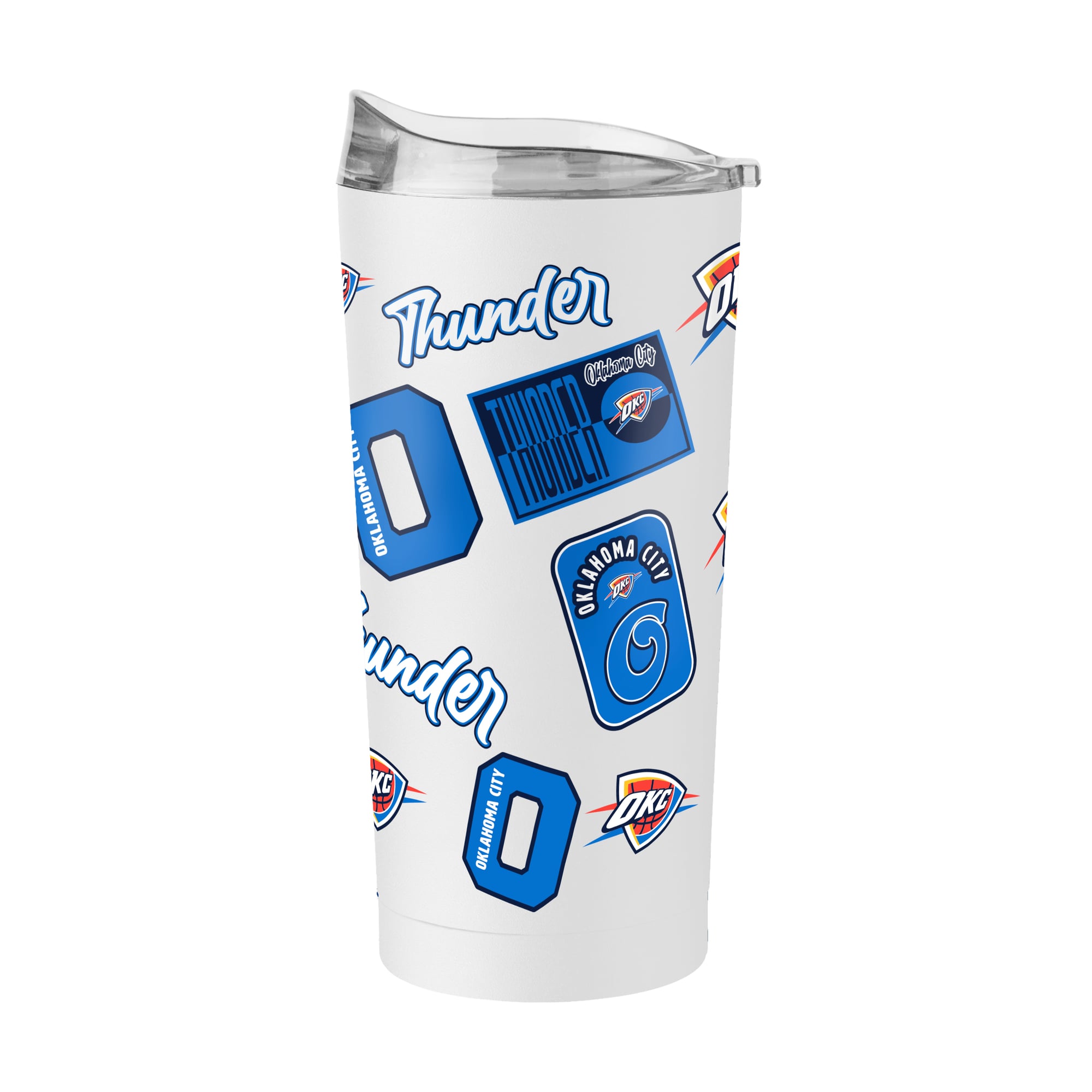 Gobelet isotherme Oklahoma City Thunder 20 oz Dreamweave à revêtement en poudre Logo Brands