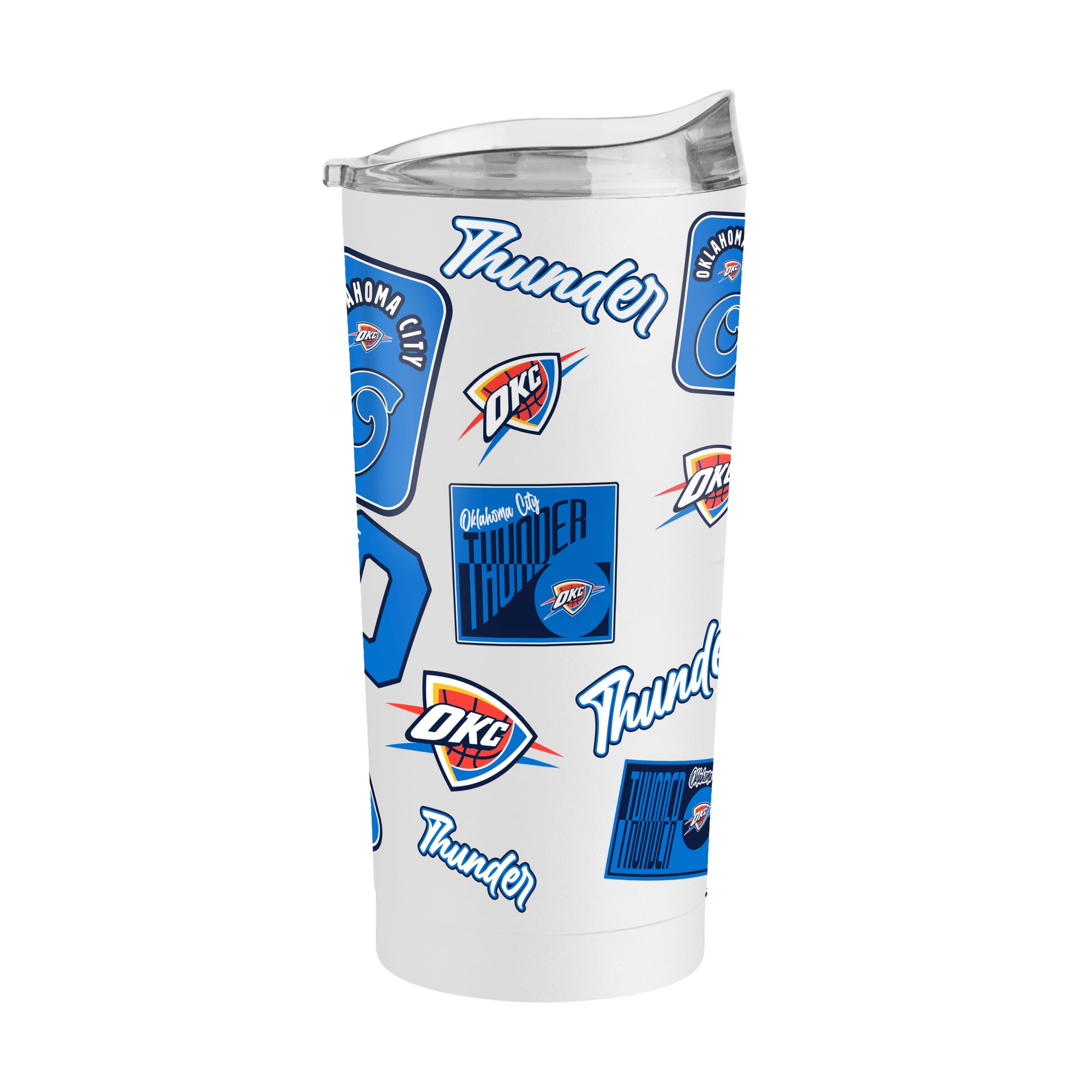 Gobelet isotherme Oklahoma City Thunder 20 oz Dreamweave à revêtement en poudre Logo Brands