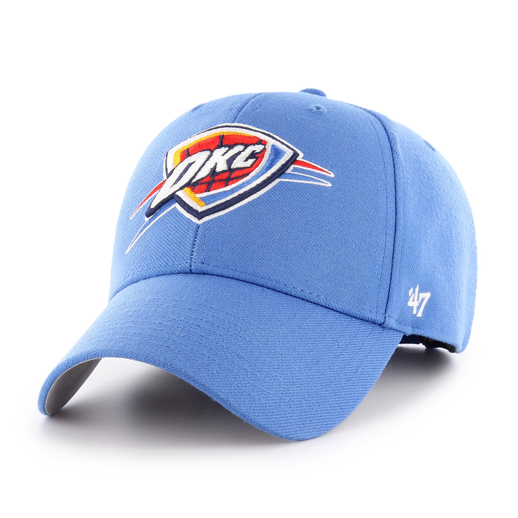 Men's Oklahoma City Thunder '47 Blue Core Logo MVP Adjustable Hat