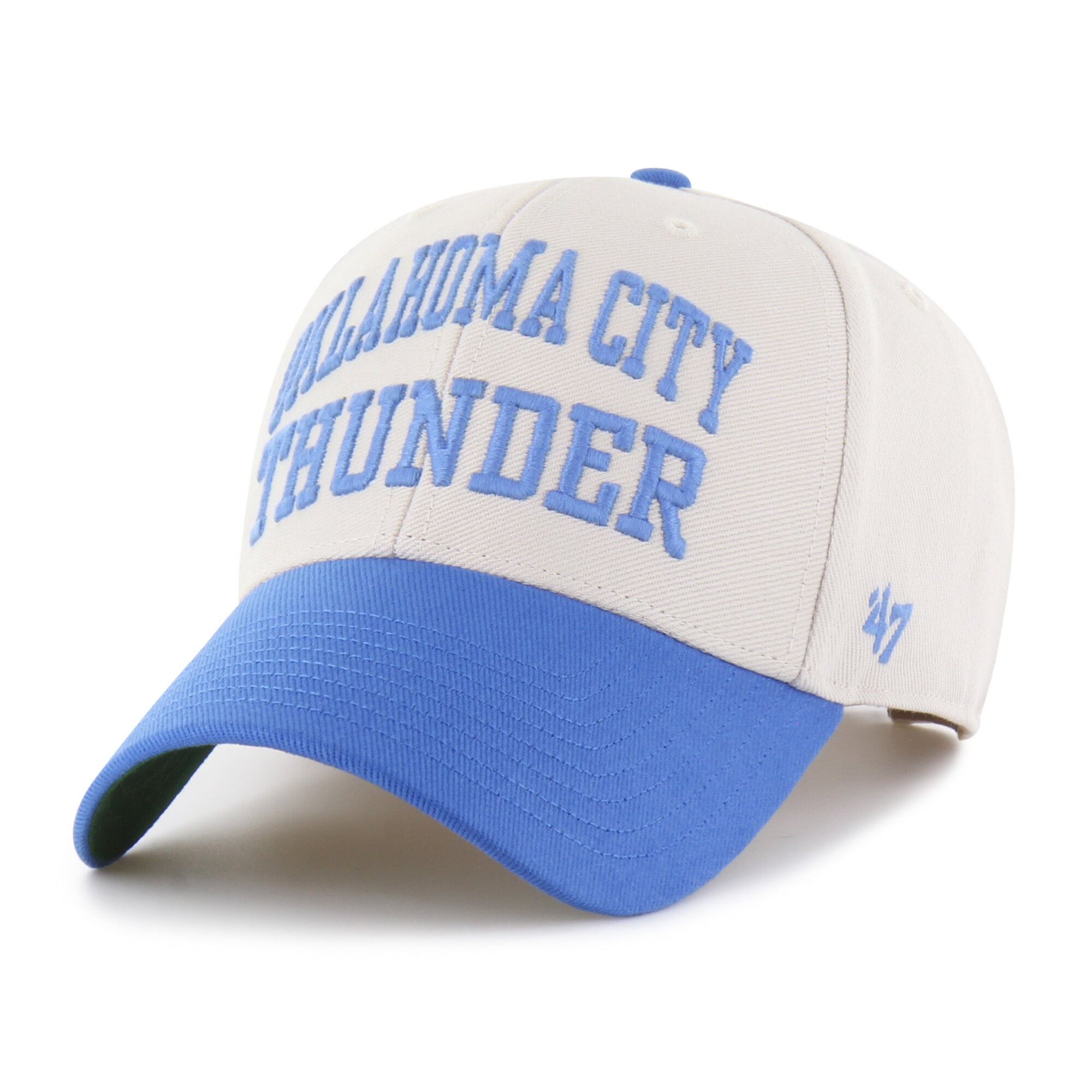 Casquette ajustable pour homme '47 Natural Oklahoma City Thunder Broke Line Loop MVP