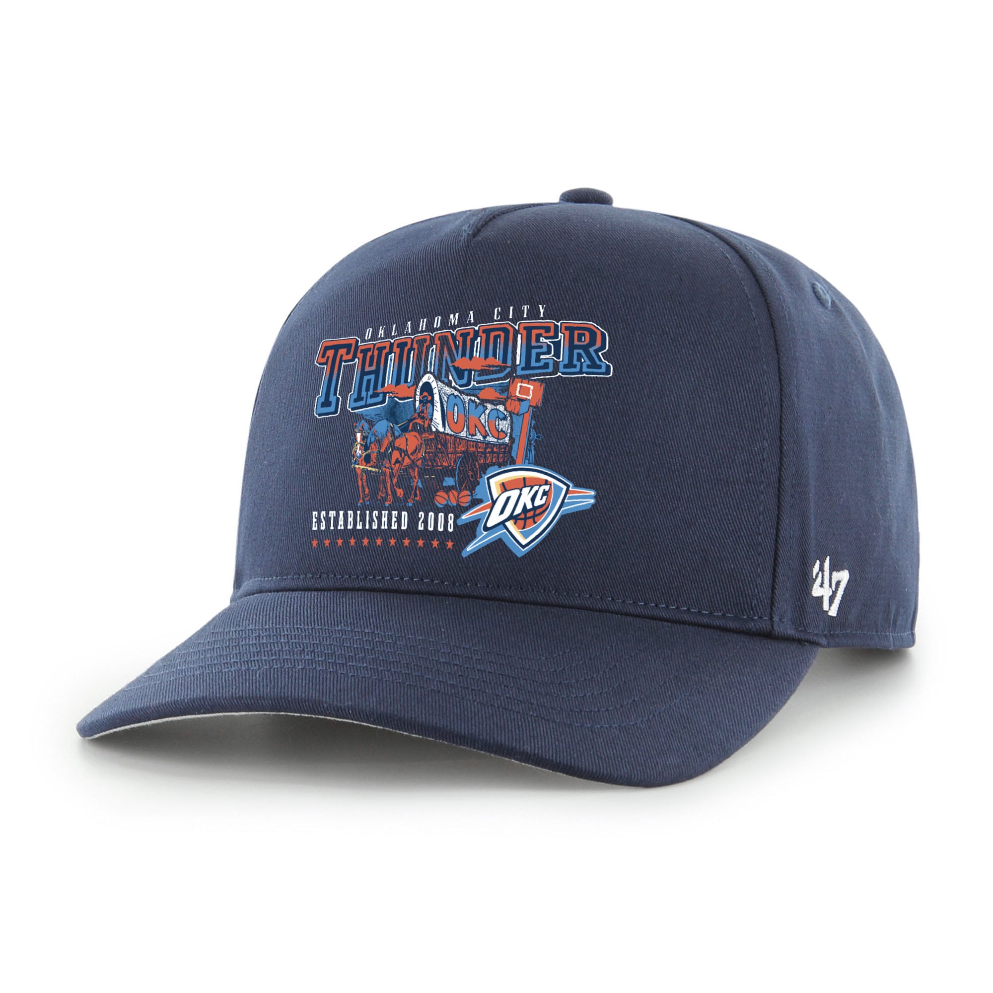 Men's Oklahoma City Thunder '47 Navy Solid Hitch Adjustable Hat