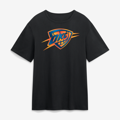 Oklahoma City Thunder  Forged Mascot T-Shirt - Black