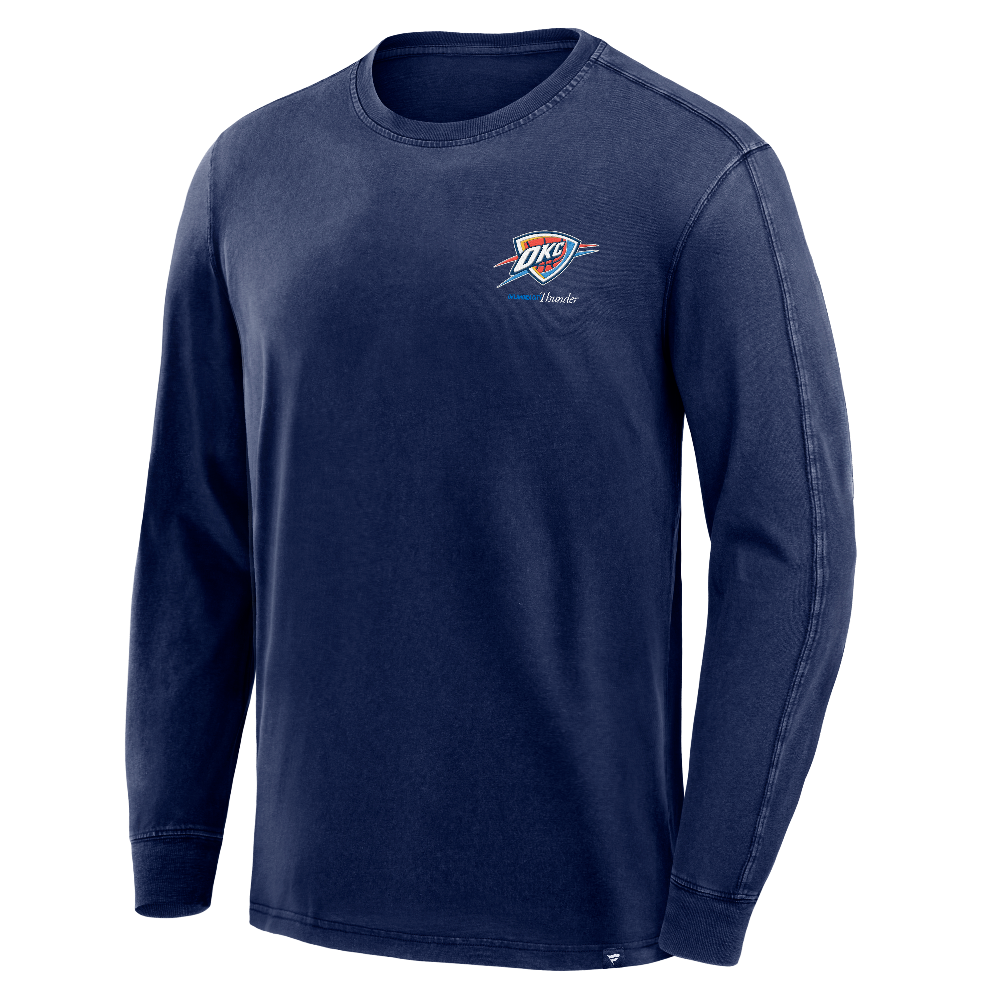 T-shirt à manches longues Fanatics Navy Oklahoma City Thunder Coaching Time pour homme