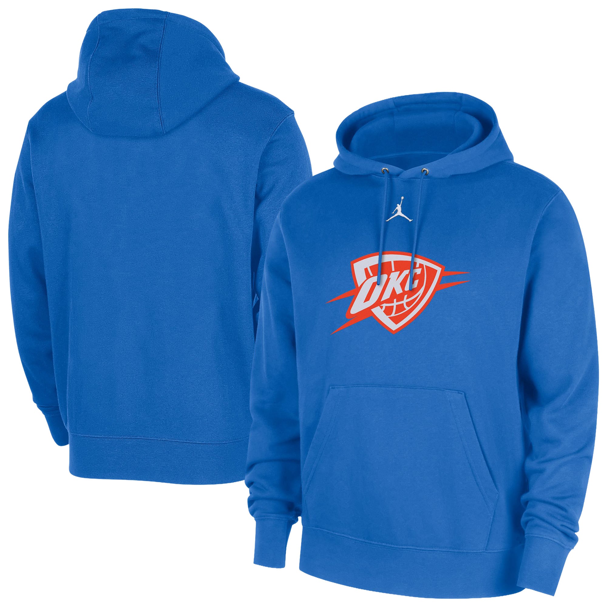Men's Jordan Brand Blue Oklahoma City Thunder Statement Edition Club Fleece Hoodie