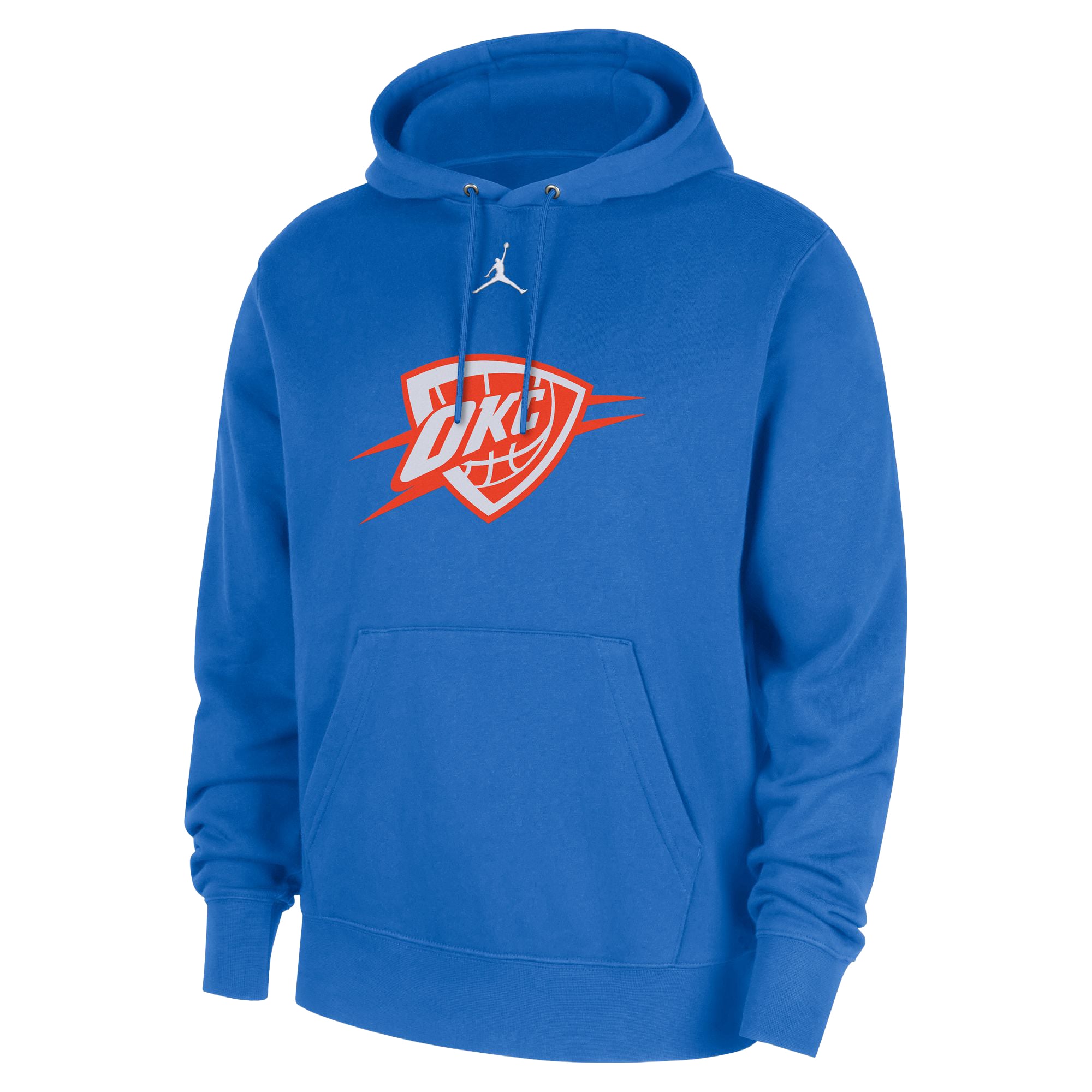 Men's Jordan Brand Blue Oklahoma City Thunder Statement Edition Club Fleece Hoodie