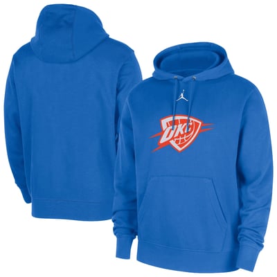  Oklahoma City Thunder Jordan Brand Statement Edition Club Fleece Hoodie - Blue
