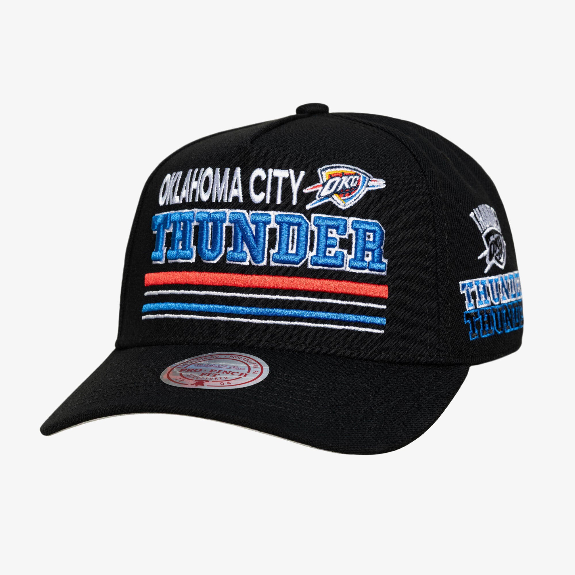 Casquette snapback Mitchell & Ness Hardwood Classics Triple Check Pro noire pour homme