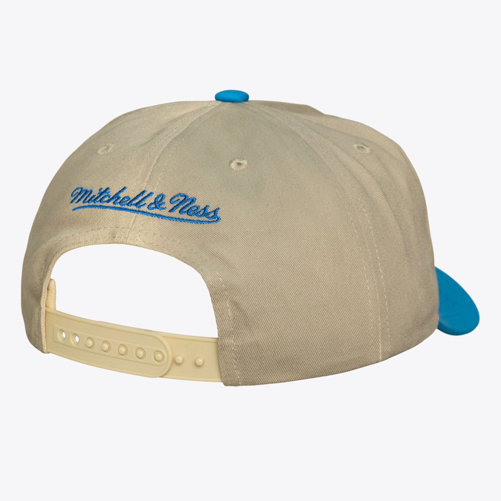 Casquette snapback Mitchell & Ness crème Oklahoma City Thunder Hardwood Classics Retro Roots pour homme