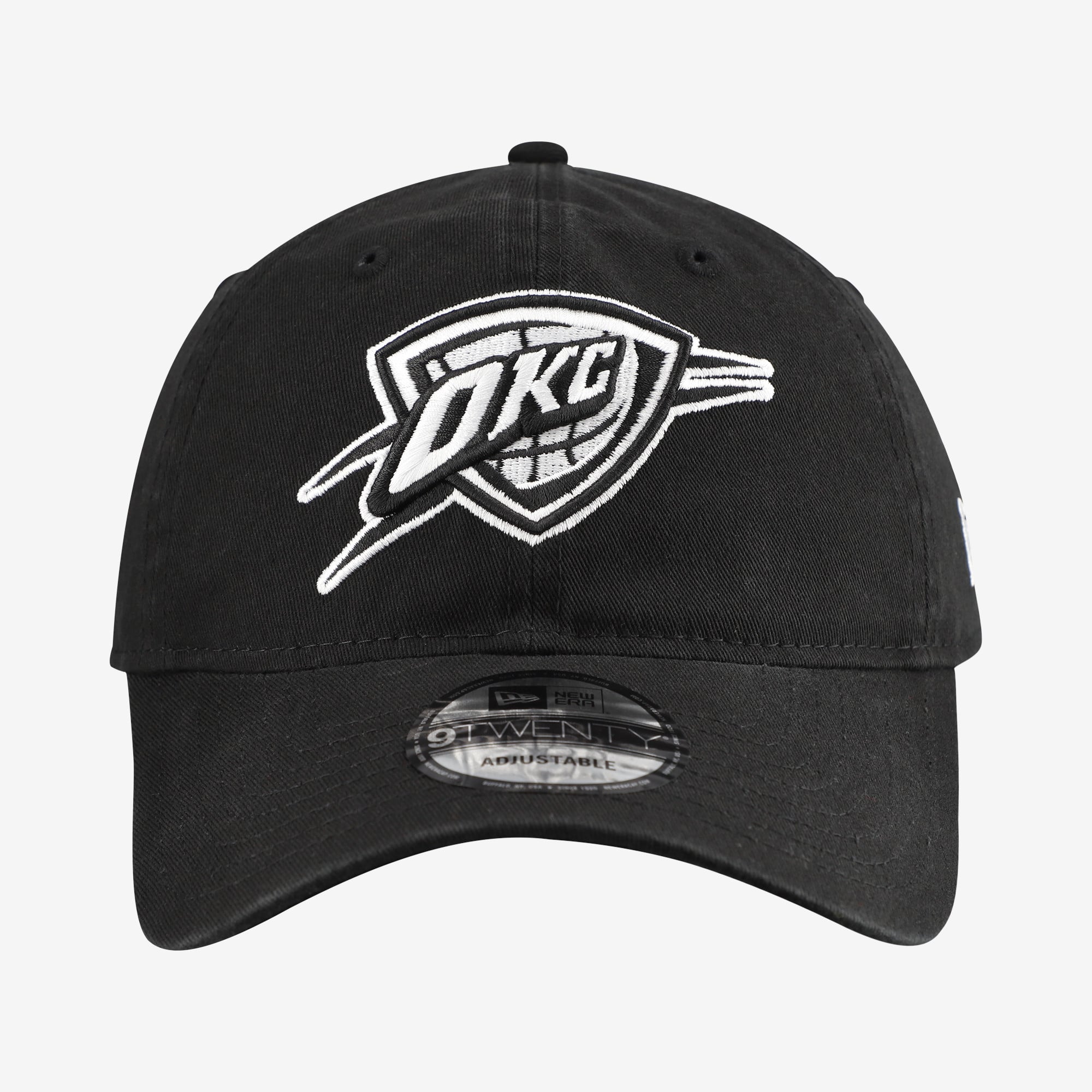 Men's New Era Black Oklahoma City Thunder 9TWENTY Adjustable Hat