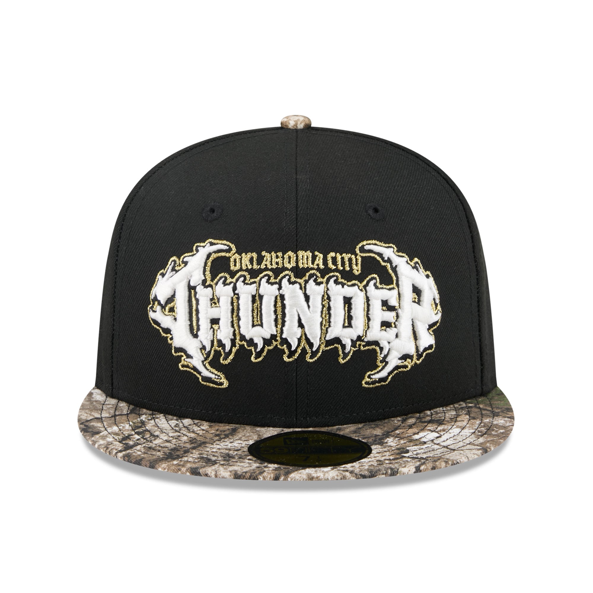 Men's New Era  Black Oklahoma City Thunder Thrilla 59FIFTY Fitted Hat