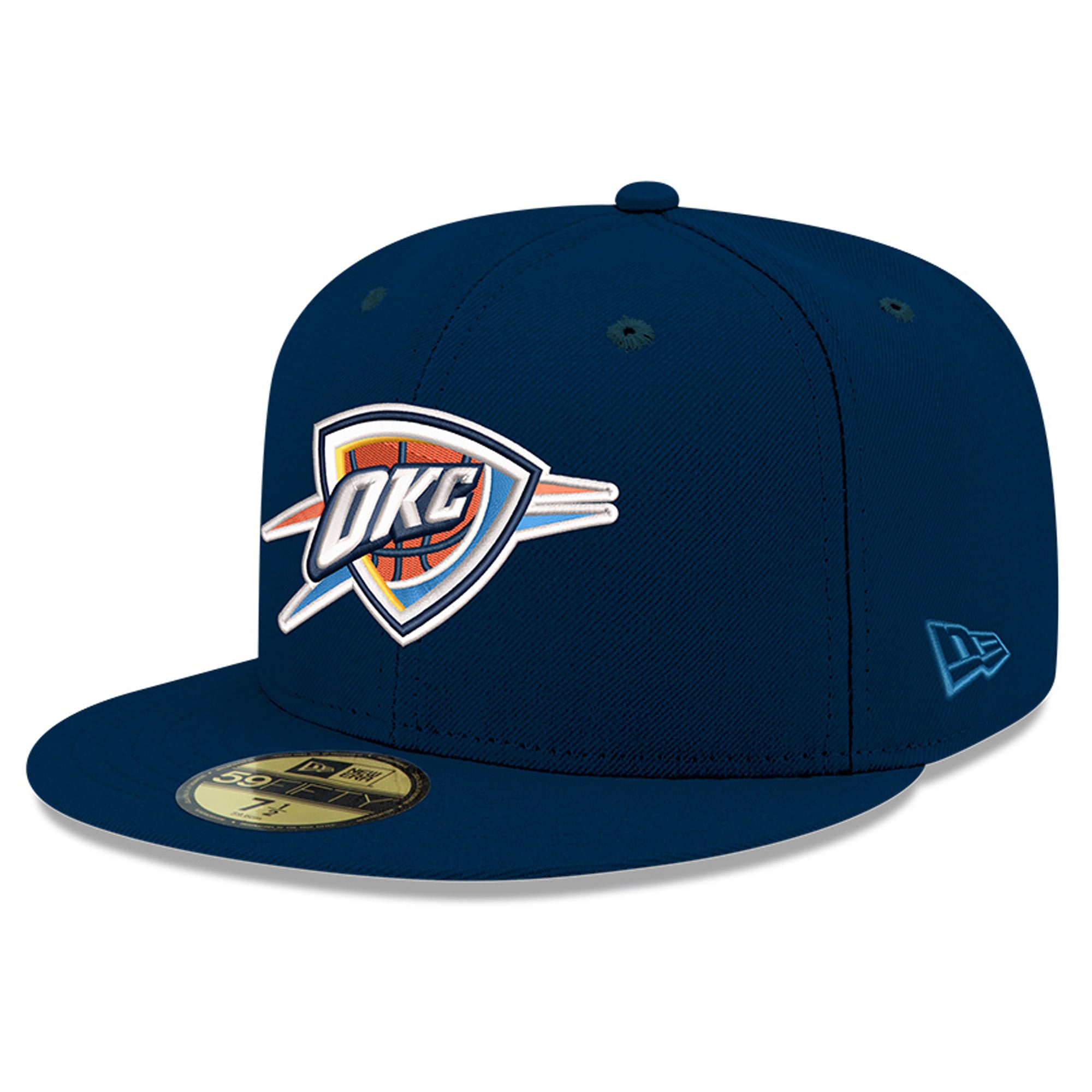 Men's Oklahoma City Thunder New Era Blue Team 59FIFTY Fitted Hat