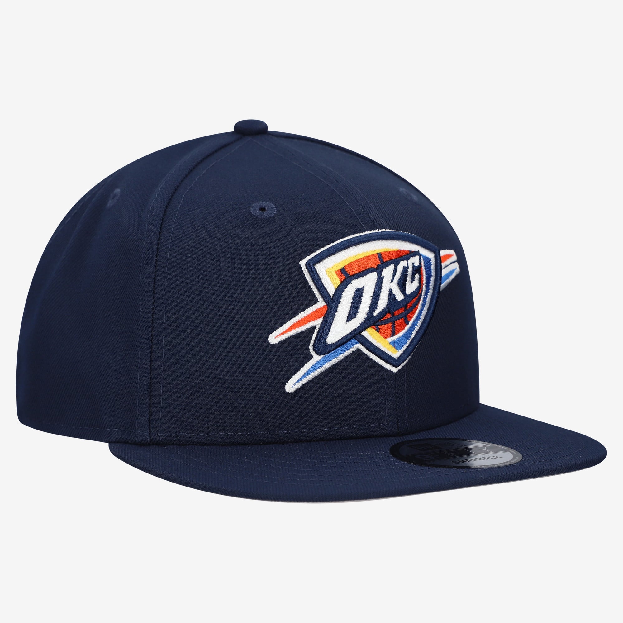 Men's New Era Blue Oklahoma City Thunder Team 9FIFTY Snapback Hat