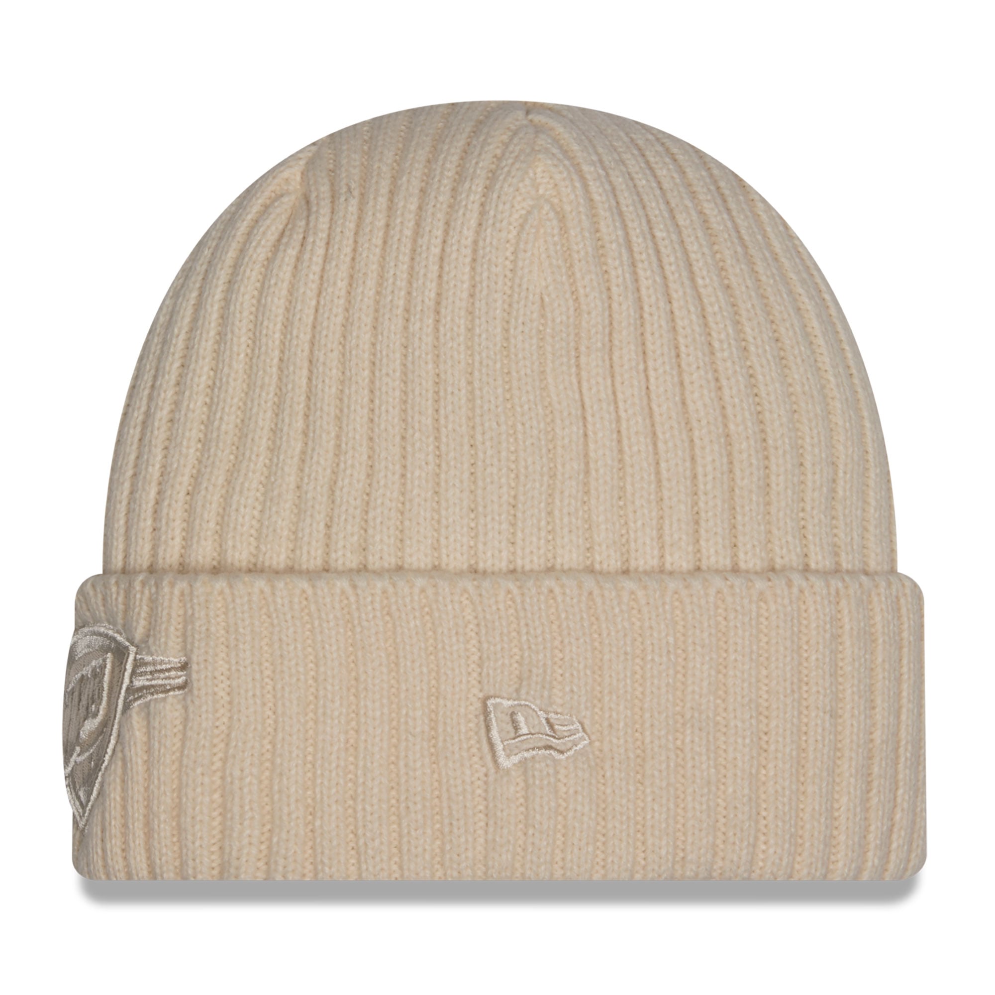 Bonnet à revers New Era crème pour homme, collection Oklahoma City Thunder