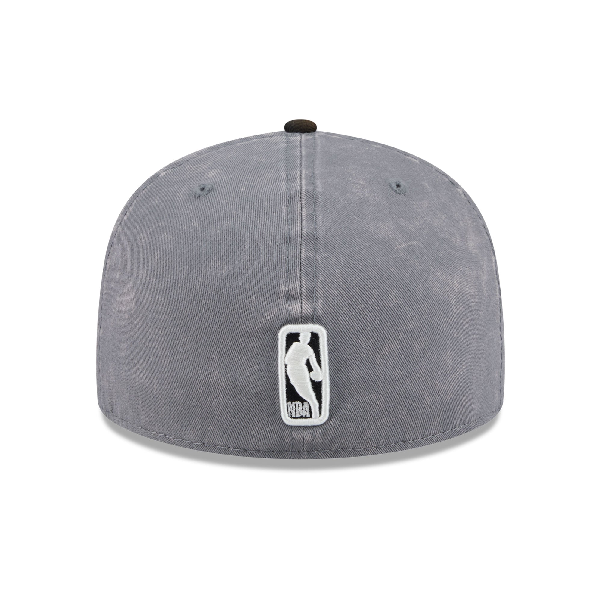 Men's New Era Gray/Black Oklahoma City Thunder Washed 59FIFTY Fitted Hat