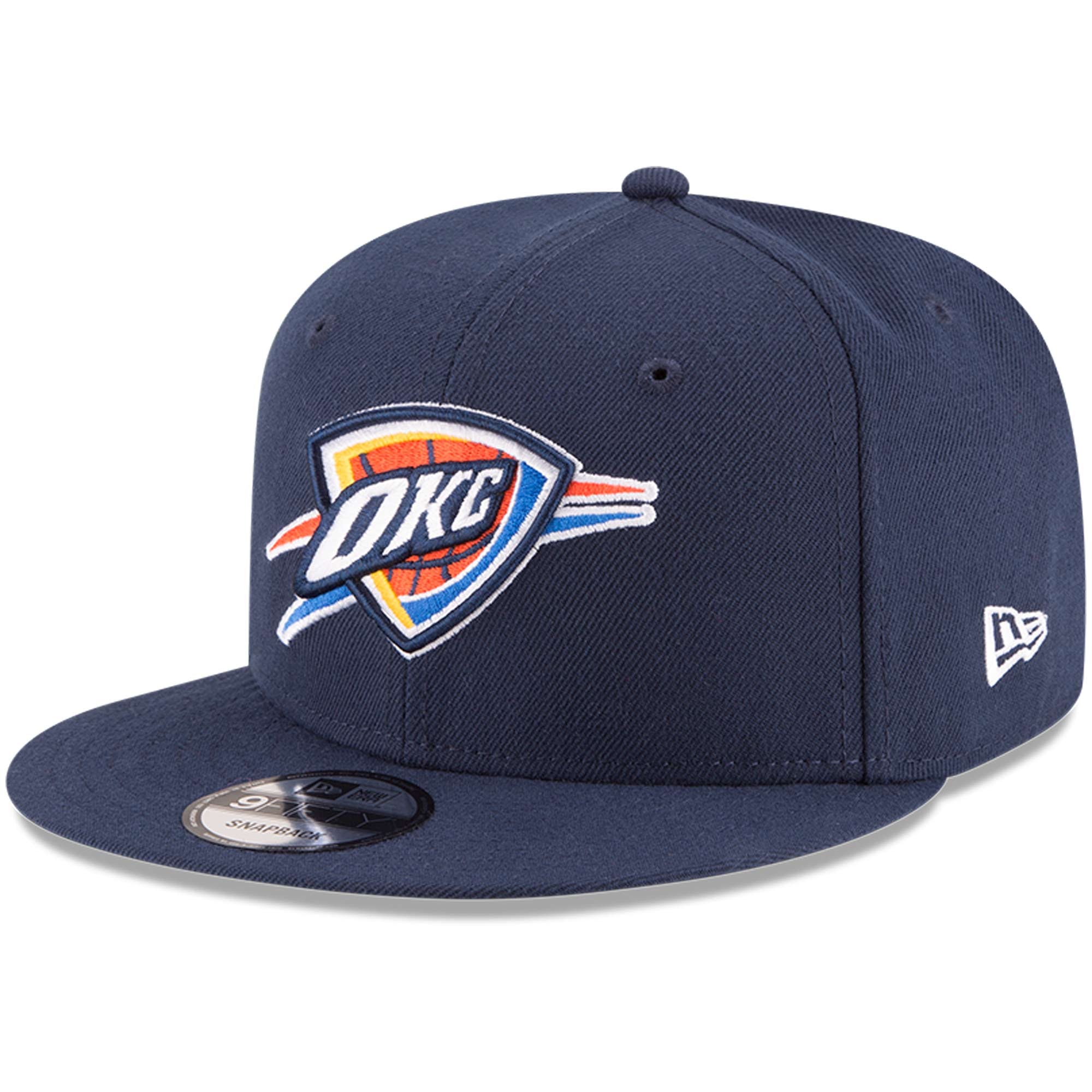 Men's Oklahoma City Thunder New Era Navy Official Team Color 9FIFTY Snapback Hat