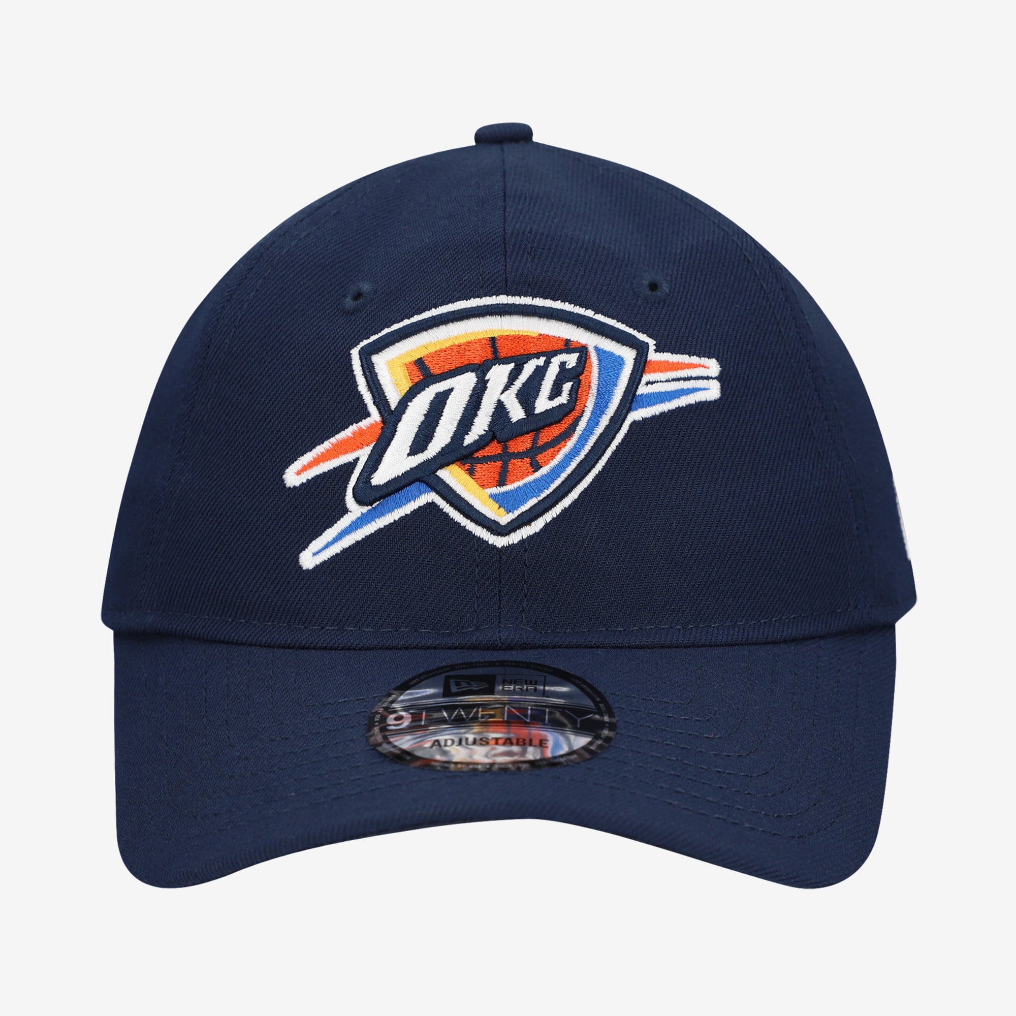 Men's New Era Navy Oklahoma City Thunder Team 9TWENTY Adjustable Hat