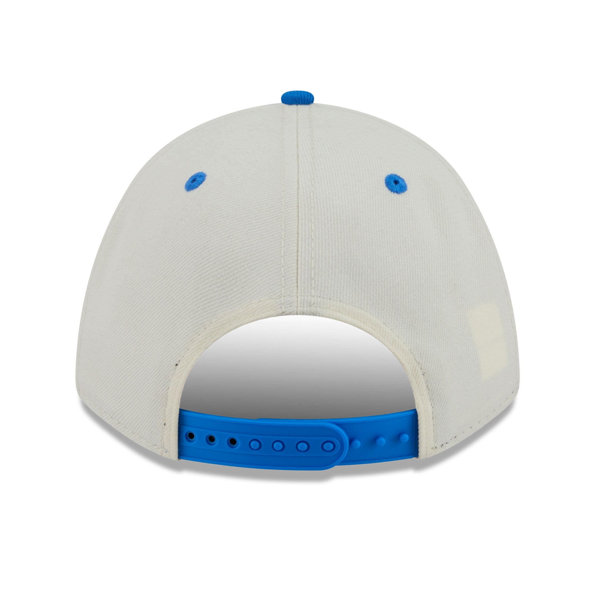 Casquette ajustable New Era Oklahoma City Thunder Arch 9FORTY blanche et bleue pour homme