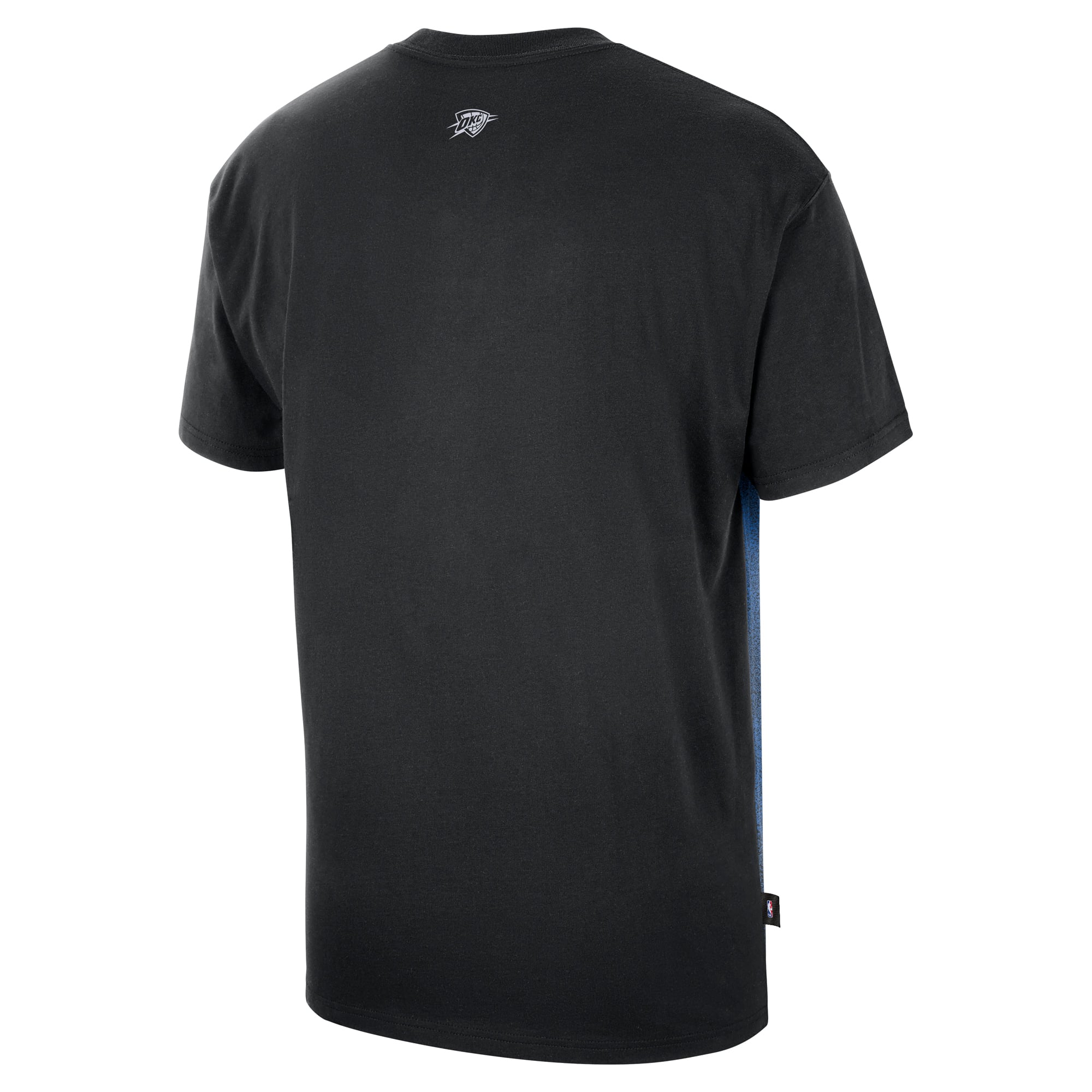 T-shirt d'entraînement Nike noir pour homme, modèle Standard Issue 2026, Oklahoma City Thunder.