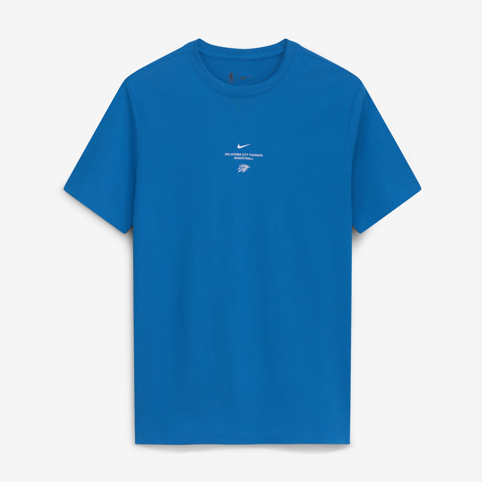 T-shirt d'entraînement standard Nike bleu Oklahoma City Thunder 2026 pour homme